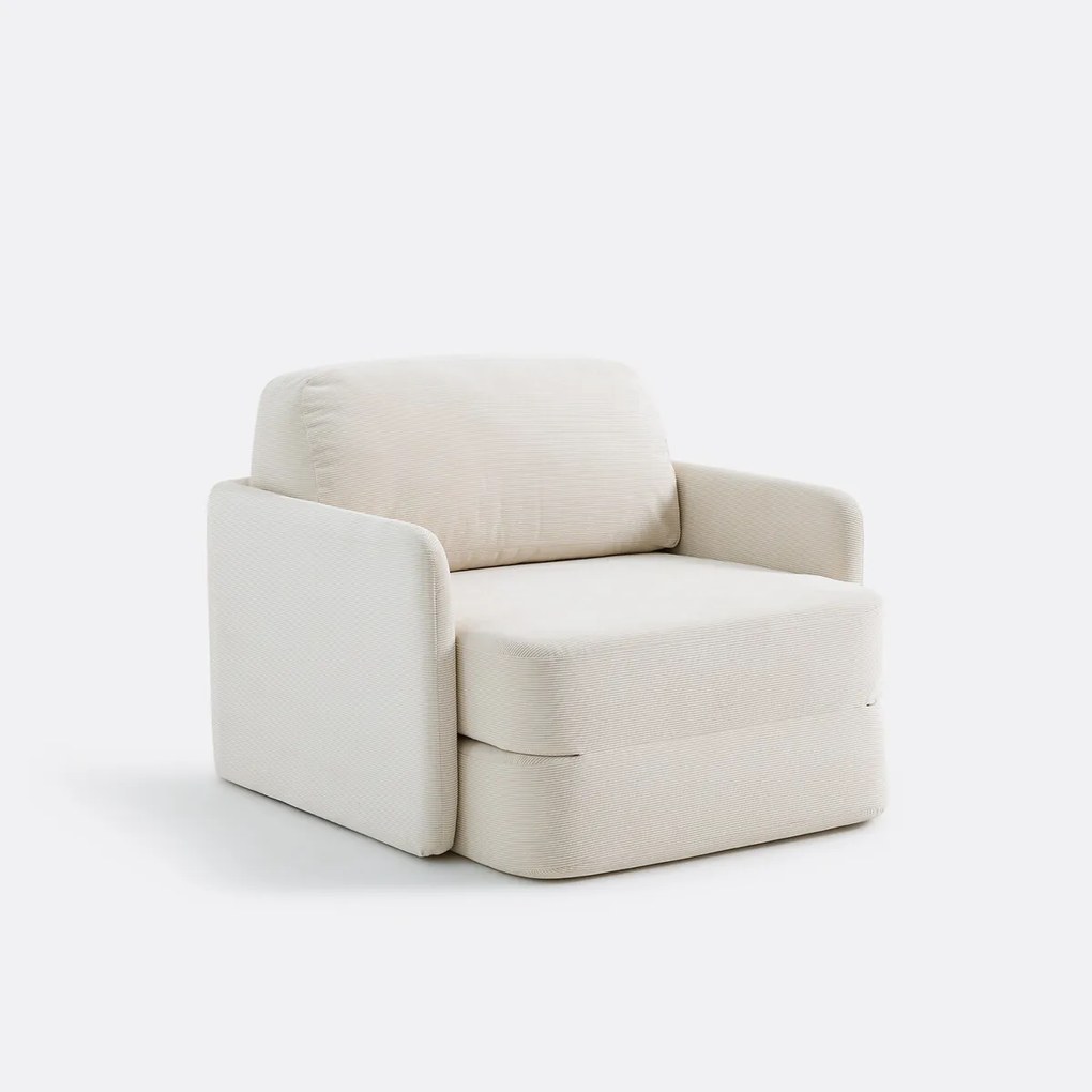 Omvormbare fauteuil in fluweel, Haley