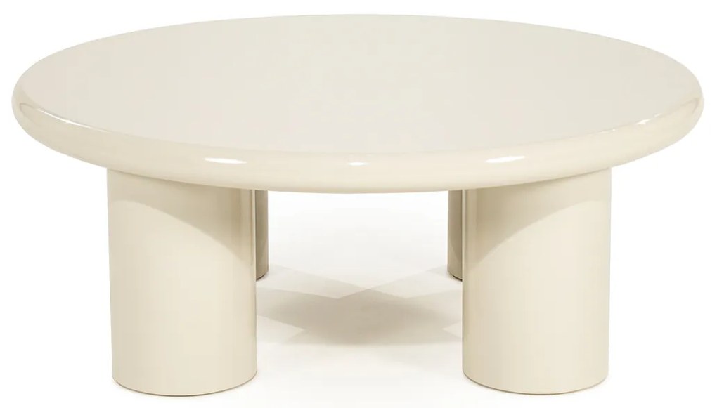 Ronde Salontafel Large Beige - 80 X 80cm.