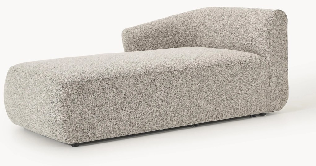 Bouclé ottomane hoekmodule Sofia