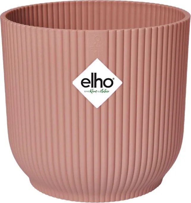 elho Vibes Fold Rond 30 - Delicaat roze (Roze) - Diameter 30 x H 27 cm - Ideaal voor binnen - 100% gerecycled