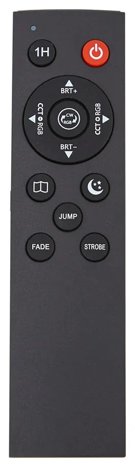 Moderne vloerlamp zwart incl. LED dimbaar RGB met afstandsbediening - Sjors