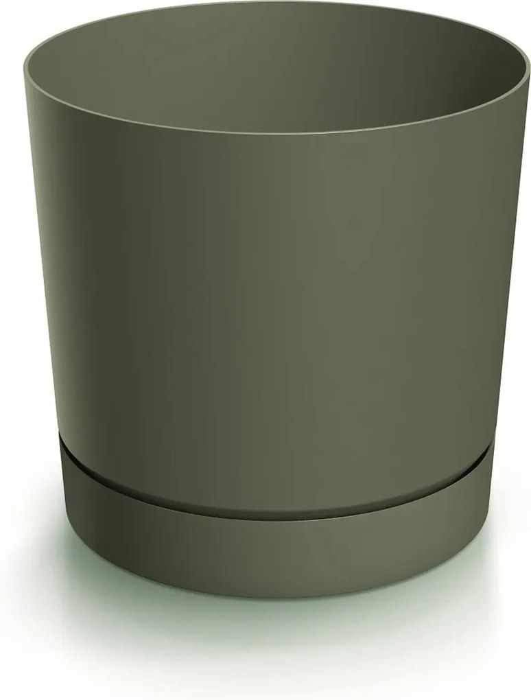 Prosperplast Tubo P Bloempot met Schotel - Dennengroen - Ø 39 cm - 35 Liter