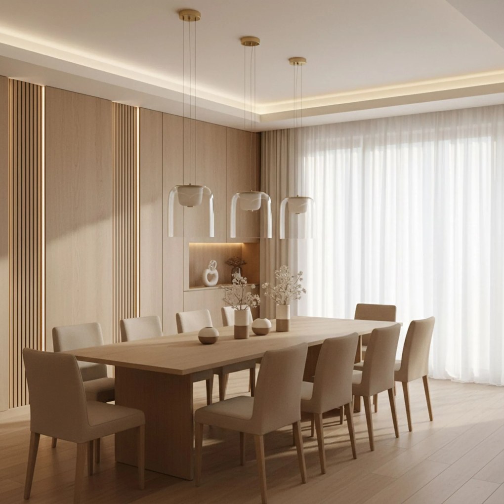 LED hanglamp APP1689-1PC A Gold