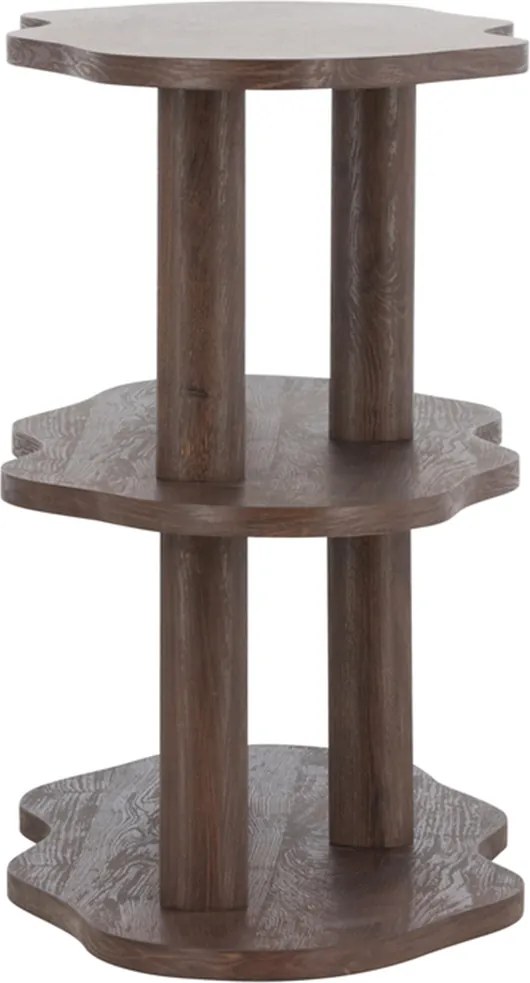 Lage Golvende Openkast Bruin - 120x45x75cm.