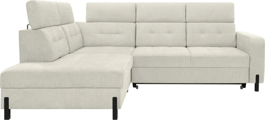 Hoekbank Boston 767, Aanwezig, Beige, Aanwezig, 280x231x91cm, 164 kg, Poten: Metaal
