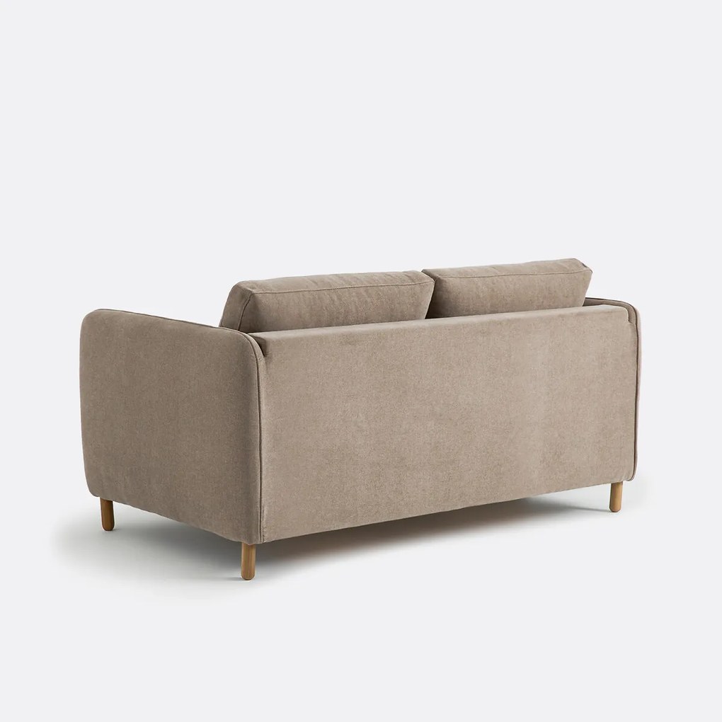 3-zits gevlekte polyester bank Loméo