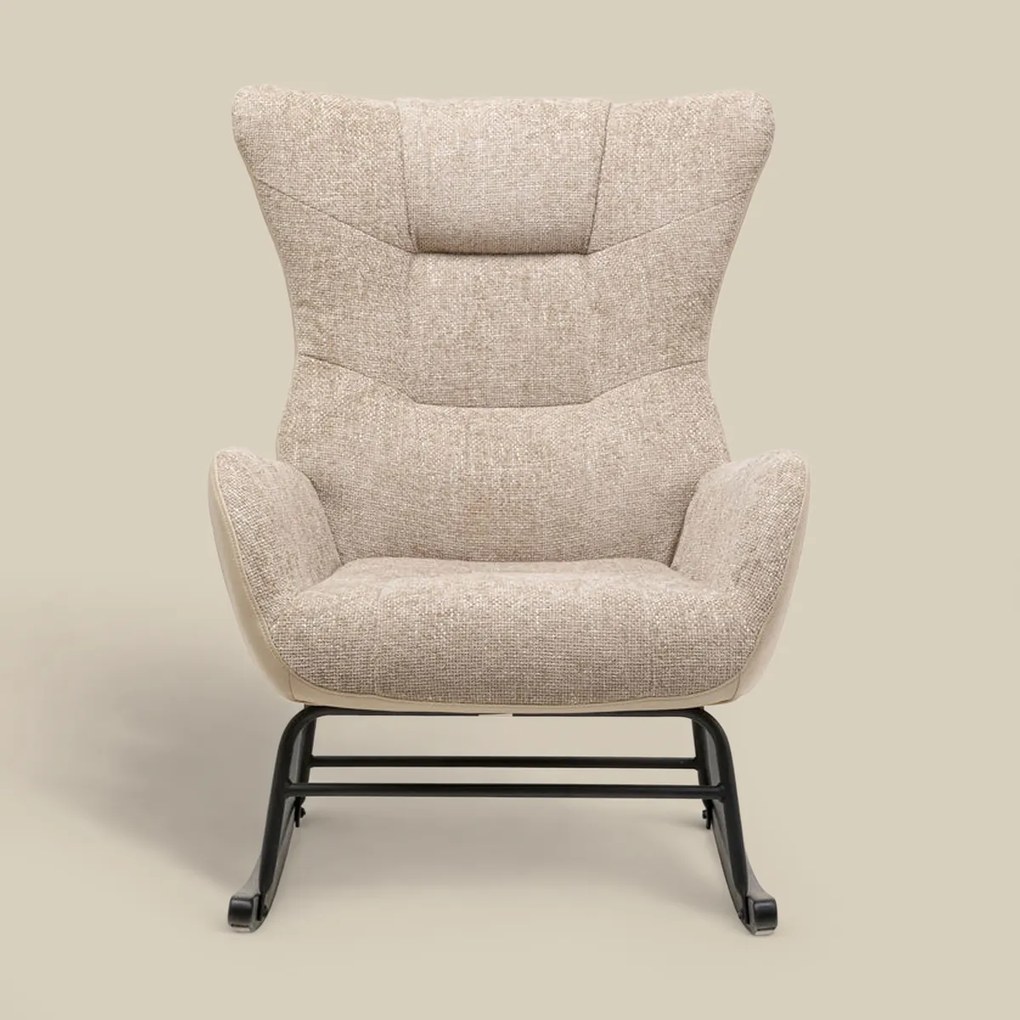 Beige Schommelstoel