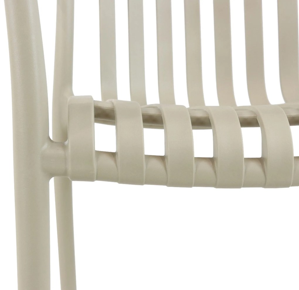 Tuinset 4 personen 160 cm Kunststof Taupe Domani Furniture Vento/Weston