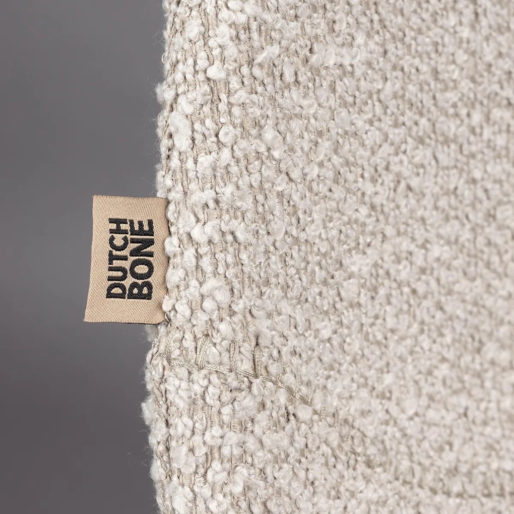 Dutchbone Franky Boucle Beige Boucle Eetkamerstoel