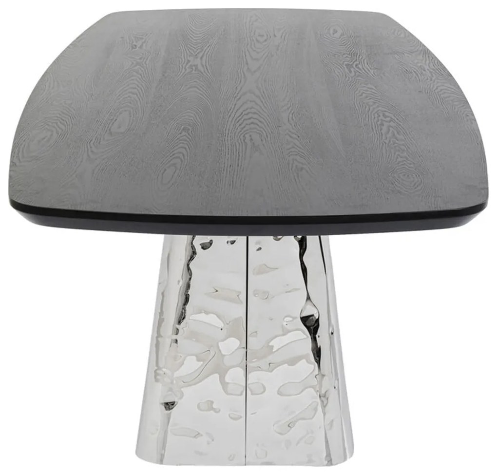 Eettafel Van Chroom - 220 X 110cm.