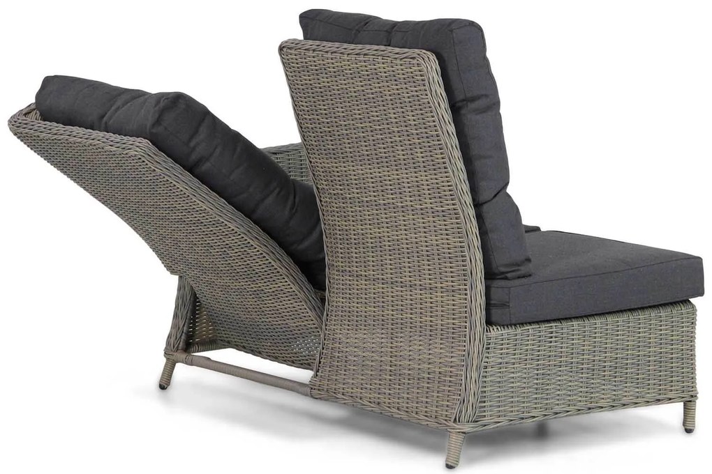 Dining Loungeset 5 personen Wicker Taupe  Garden Collections Chicago/Brighton