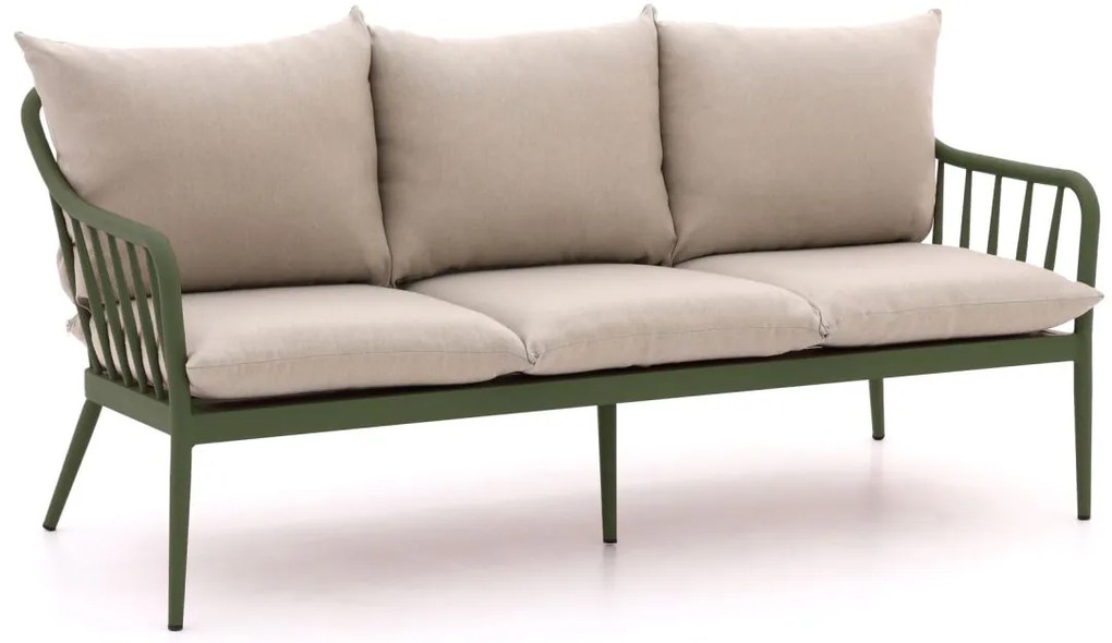 Loungebank Tuin Manifesto   | Aluminium | 3 personen | Tuinbank Groen | 182cm | Incl. kussens | Kees Smit Tuinmeubelen