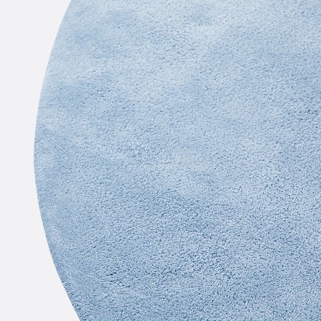 Rond vloerkleed in getuft kant Renzo, groot model