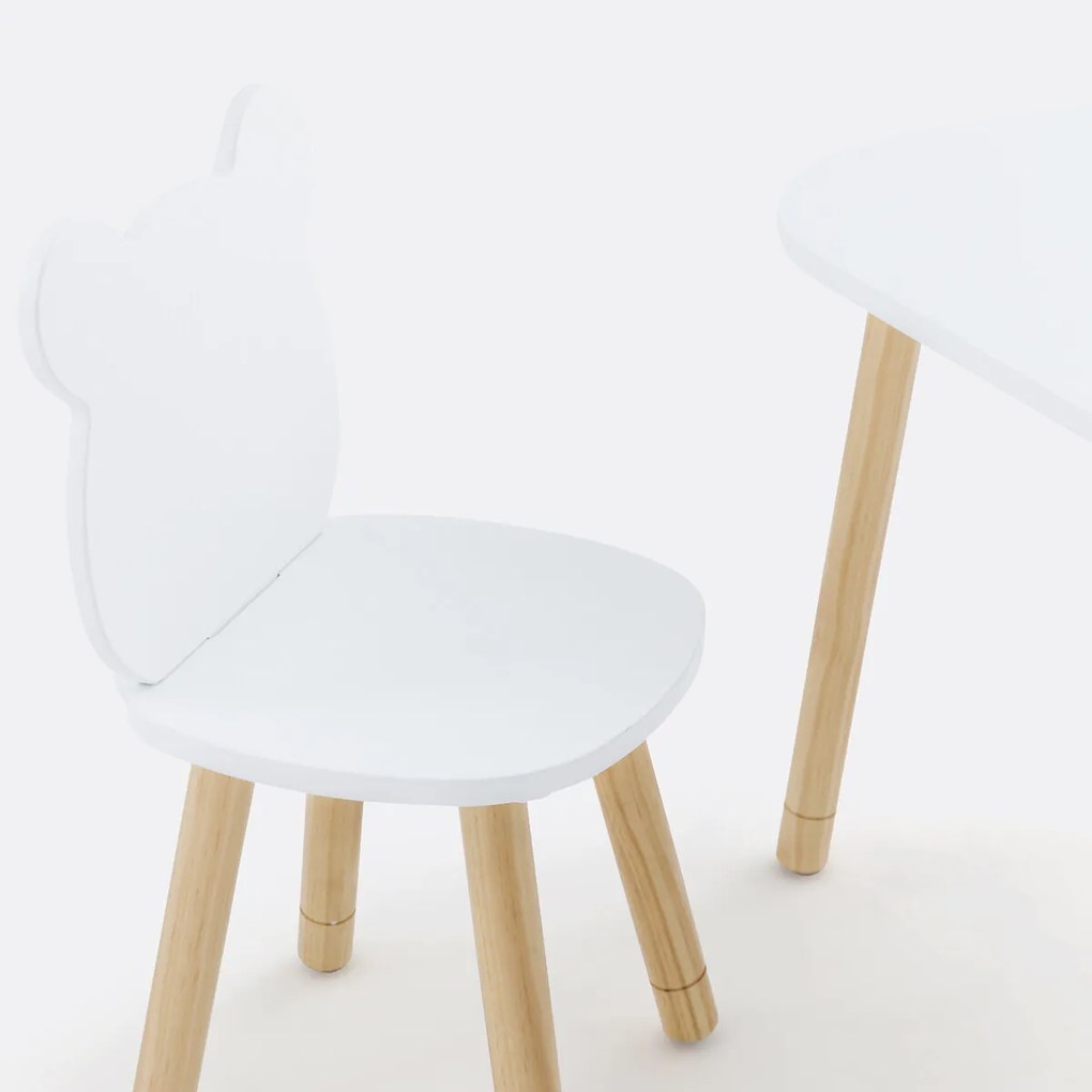 Set kindertafel en 2 stoelen, Ancelme