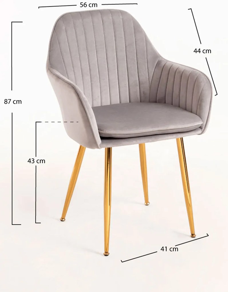 Chic Gouden Stoel