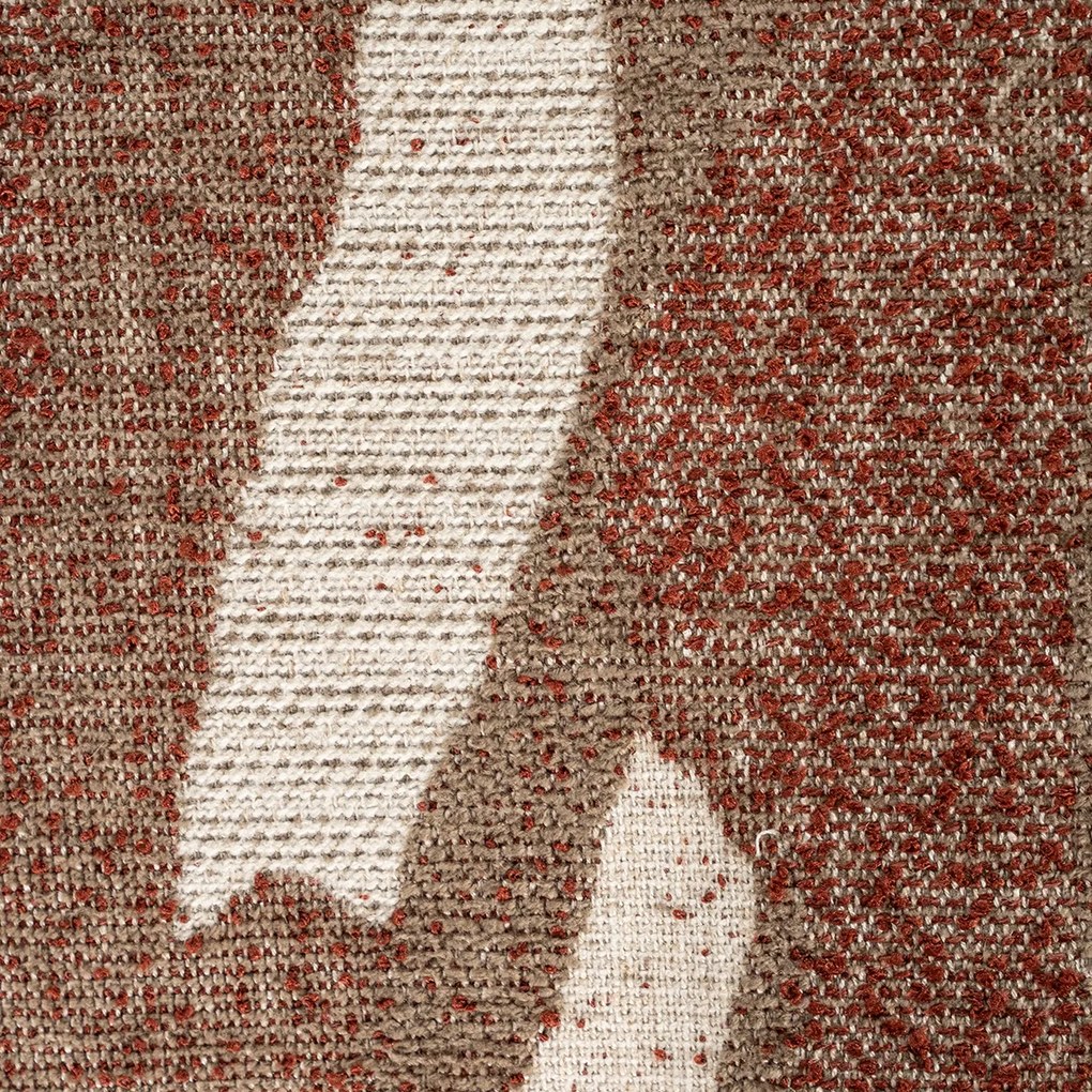 Halbank Grafische Print Rood