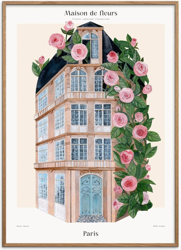 Ingelijste digitale print Matos