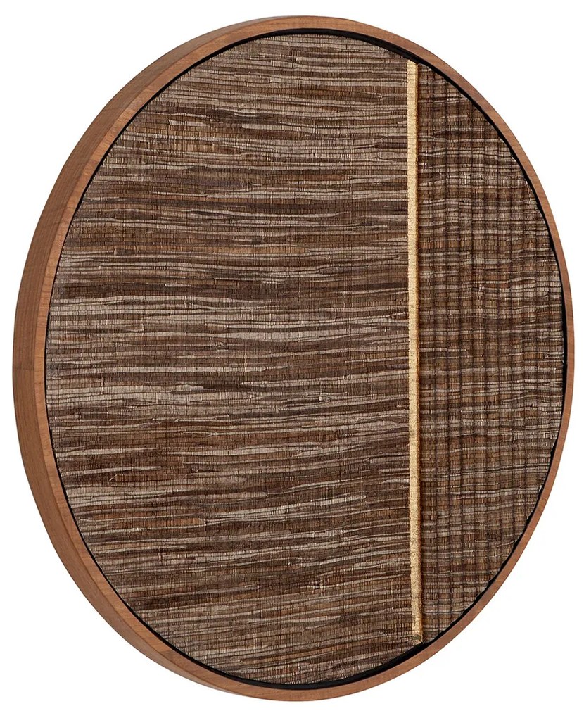 Must Living Contemporary Gold Rond Wandpaneel Bruin Met Goud Small