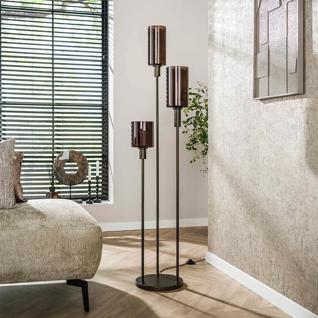 Trapse Vloerlamp Brons