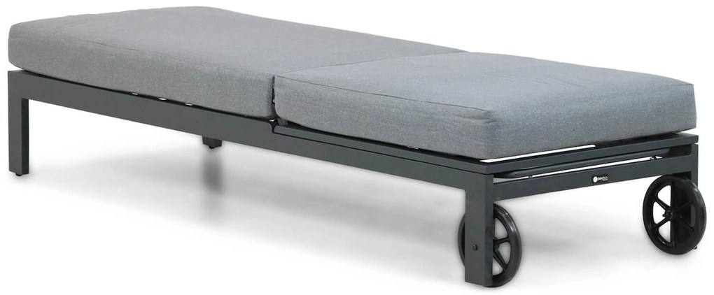 Santika Furniture Santika Mulsanne Lounger Aluminium Grijs