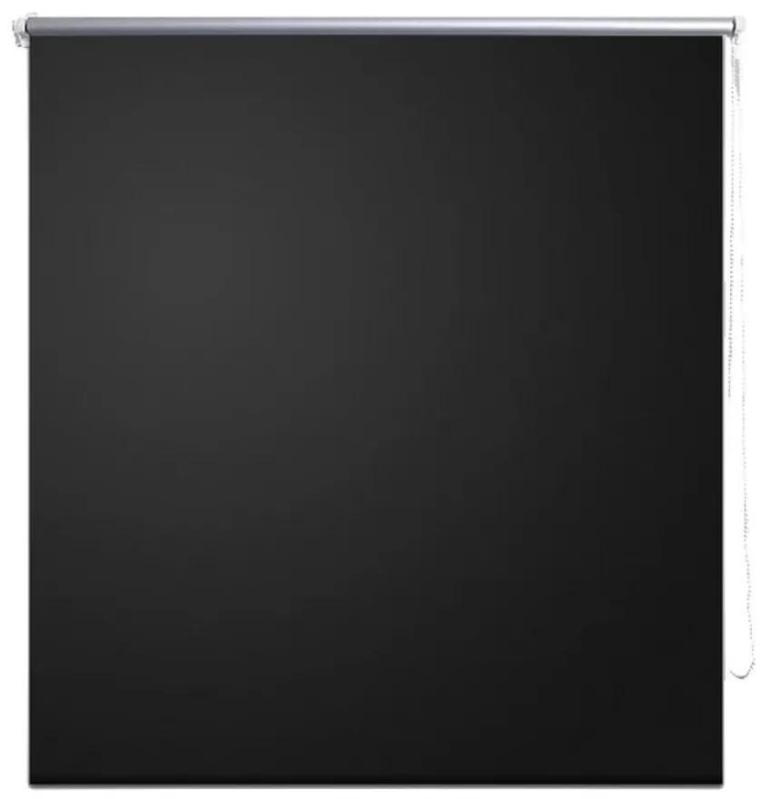 vidaXL Rolgordijn verduisterend 60 x 120 cm zwart