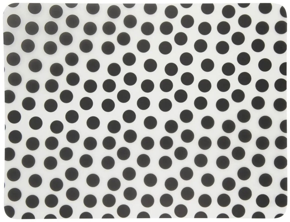 HEMA Placemat 32x42 Kunststof Stippen (zwart)