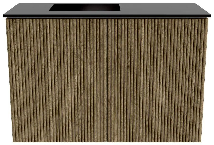 Mondiaz Joya 60cm toiletmeubel dusk met wastafel faye links zonder kraangat urban