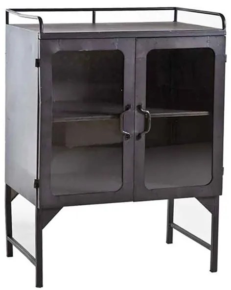 By-Boo Ventana Kleine Stalen Kast Met Glazen Deuren - 62x41x83.5cm.