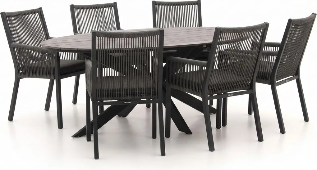 Diningset Manifesto  | 6 personen | Tuinset polywood | 7-delig | Kees Smit Tuinmeubelen