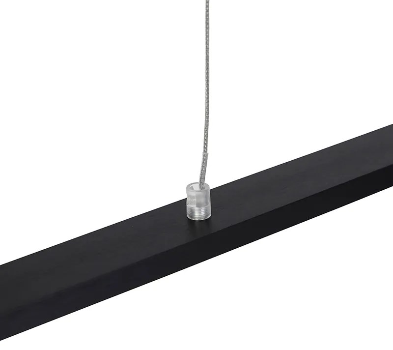 Eettafel / Eetkamer Moderne zwarte hanglamp 150 cm incl. LED - Banda Design, Modern Binnenverlichting Lamp