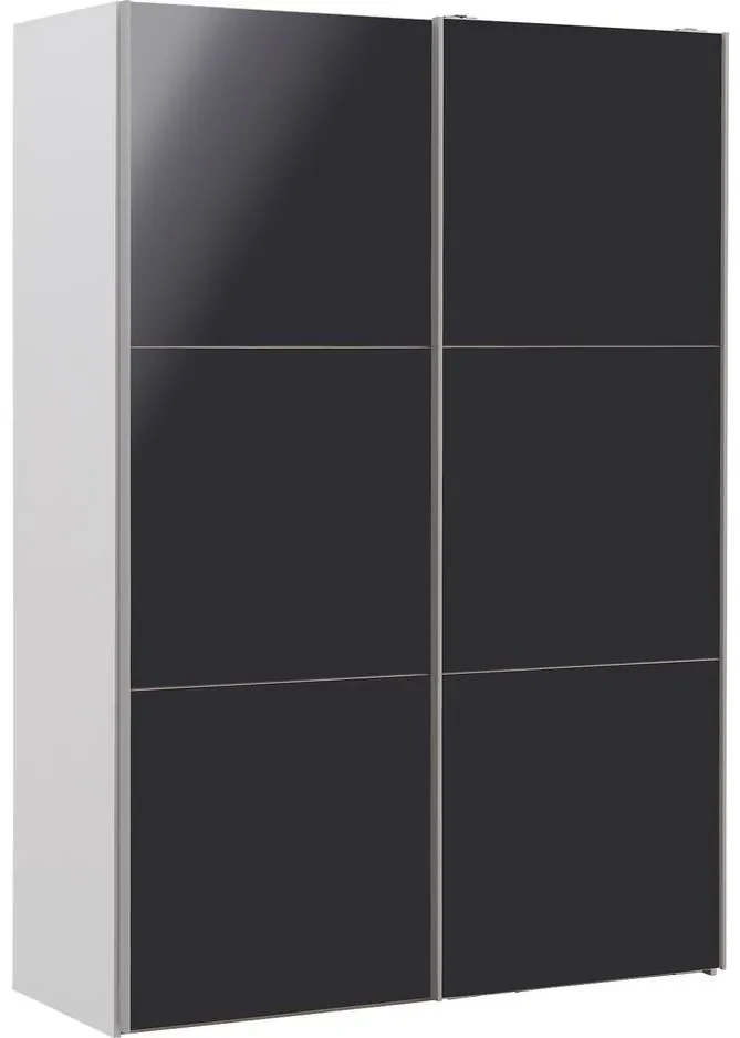 Goossens Kledingkast Easy Storage Sdk, 153 cm breed, 220 cm hoog, 2x 3 paneel schuifdeuren