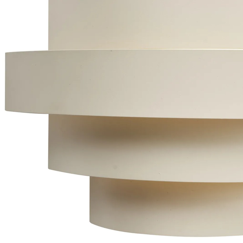 Moderne wandlamp beige incl. LED 3-staps dimbaar - Lines