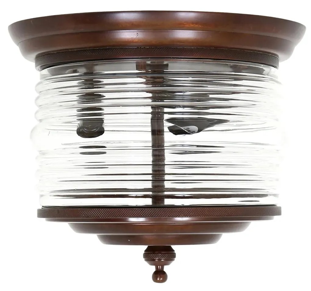 Plafondlamp Seabury Antiek Koper