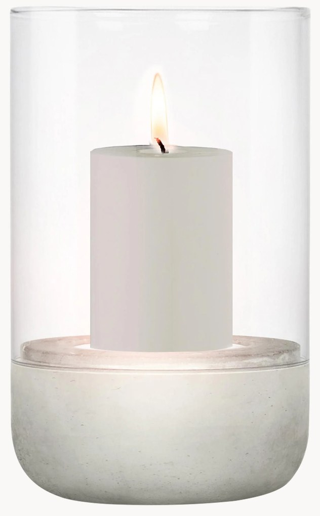 Windlicht Calma van glas, H 20 cm