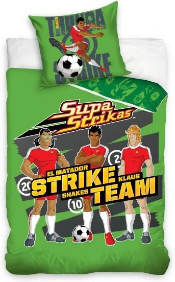 Dekbedovertrek Supa Strika - Strike Team groen 160 x 200 cm
