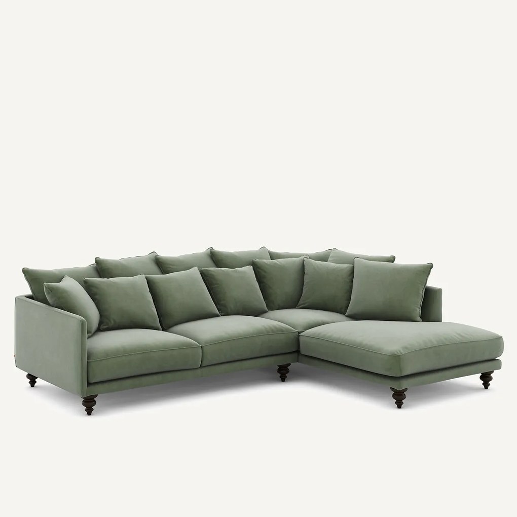 Fluwelen hoekbank, LAZARE