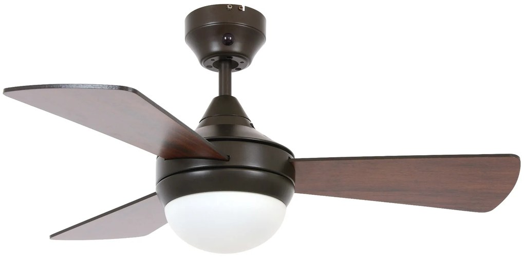Beacon Airlie Hugger Plafondventilator 92cm Dark Koa/Brons 512311