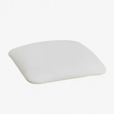Vierkant Kussen 25x25 Cm Voor Kruk In Lix Kunstleer Wit - Sklum