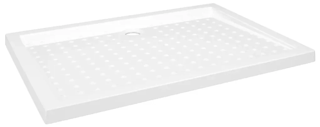 vidaXL Douchebak met noppen 70x100x4 cm ABS wit