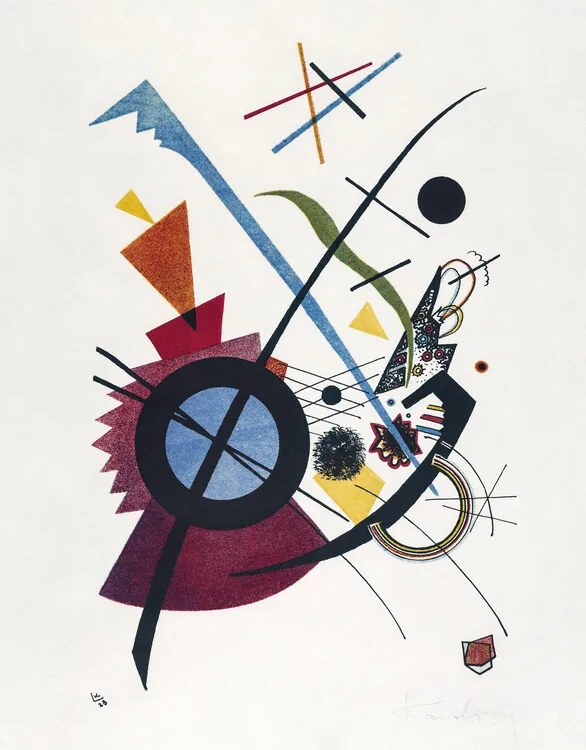 Kunstreproductie Violet (1923), Wassily Kandinsky