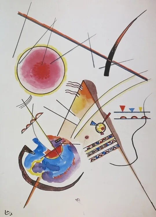 Kunstdruk Aquarelle, Wassily Kandinsky