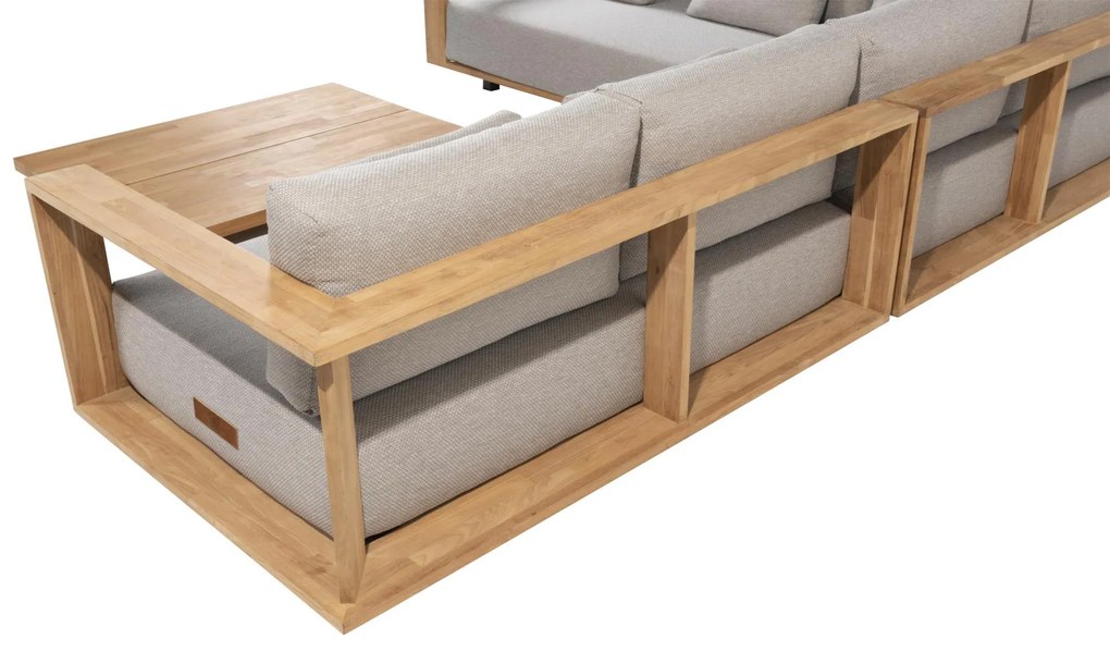 4 Seasons Outdoor Eternity 2,5-zits loungebank rechts teak * SALE *  Loungebank     weerbestendig