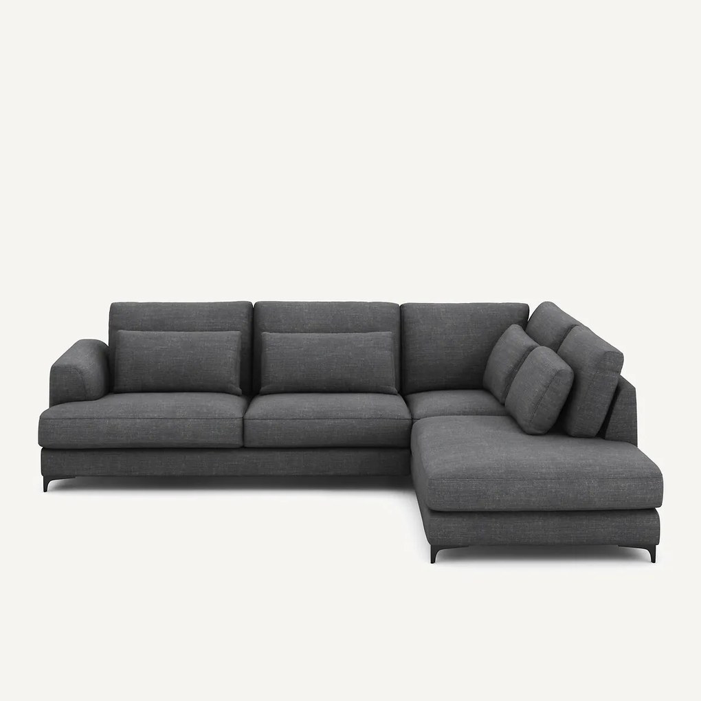 Omvormbare hoekbank rechts, katoen en linnen, Marsile