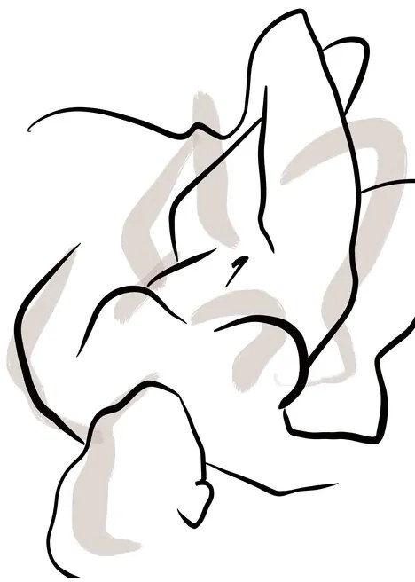 Ilustratie Gentle body, Veronika Boulová
