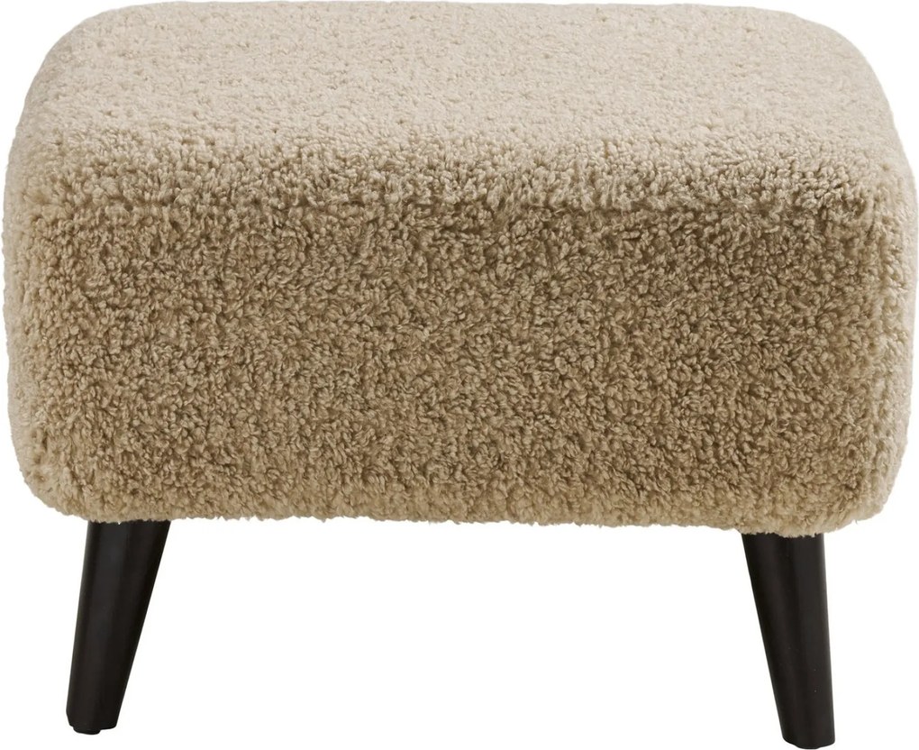 Lunaro Lounge Poef Teddy - Light Brown