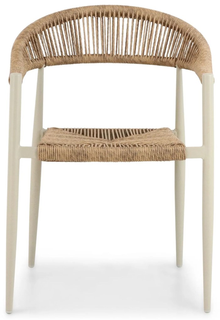 Tuinset 4 personen 180 cm Aluminium/rope Taupe Lifestyle Garden Furniture Granada/Vienna