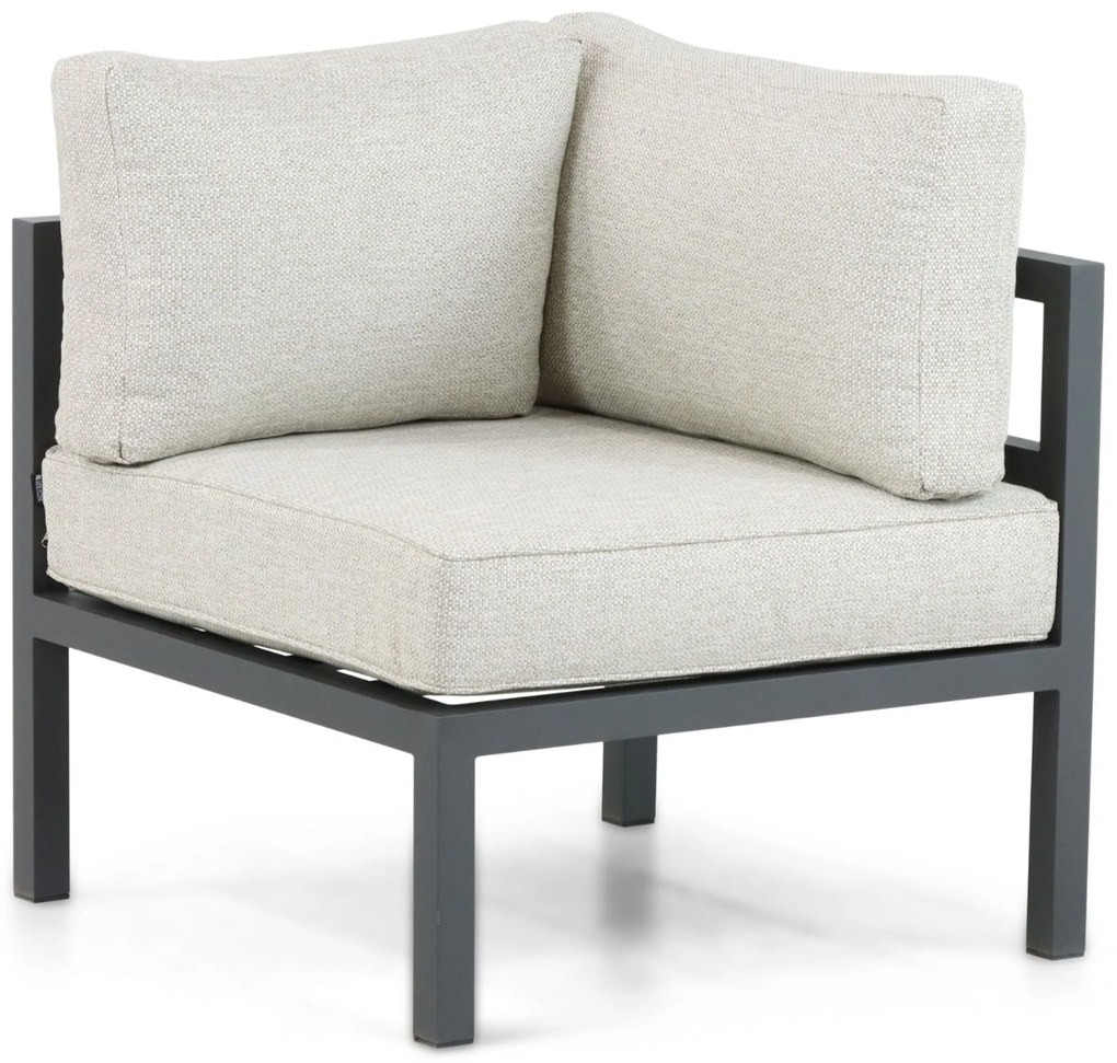 Hoek loungeset 6 personen Aluminium Grijs Lifestyle Garden Furniture Rodenzo