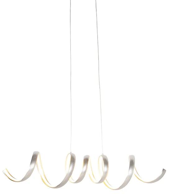 Eettafel / Eetkamer Moderne hanglamp staal dimbaar incl. LED - Twizle Design, Modern Binnenverlichting Lamp