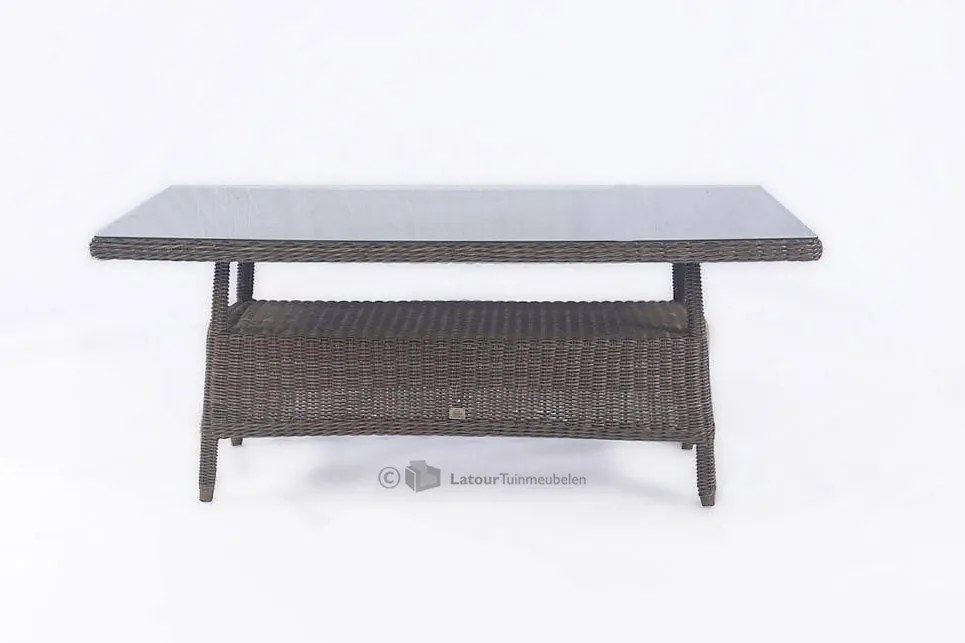 4 Seasons Outdoor | Devon tafel  Tuintafel    antraciet weerbestendig