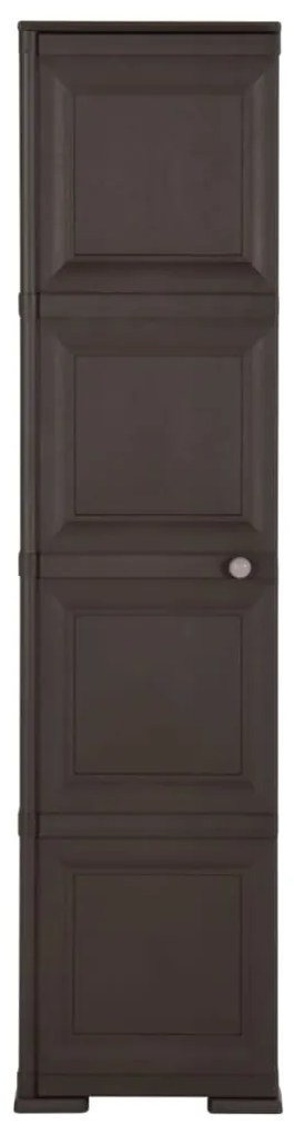 vidaXL Opbergkast hout-look 40x43x164 cm kunststof bruin